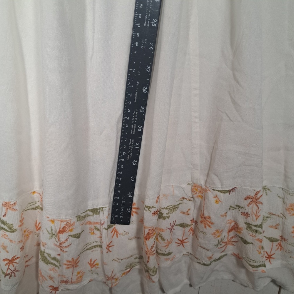 Raya Sun Cottagecore Coastal Grandmother Embroidered Midi Sundress Smocked XL - Picture 8 of 10
